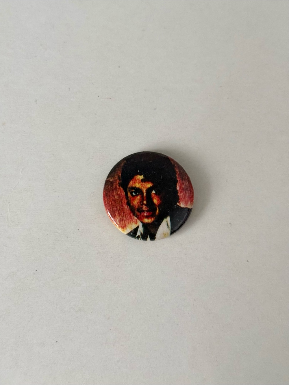 Vintage 1980s Michael Jackson Thriller Era Small Pin – Retro Music Memorabilia